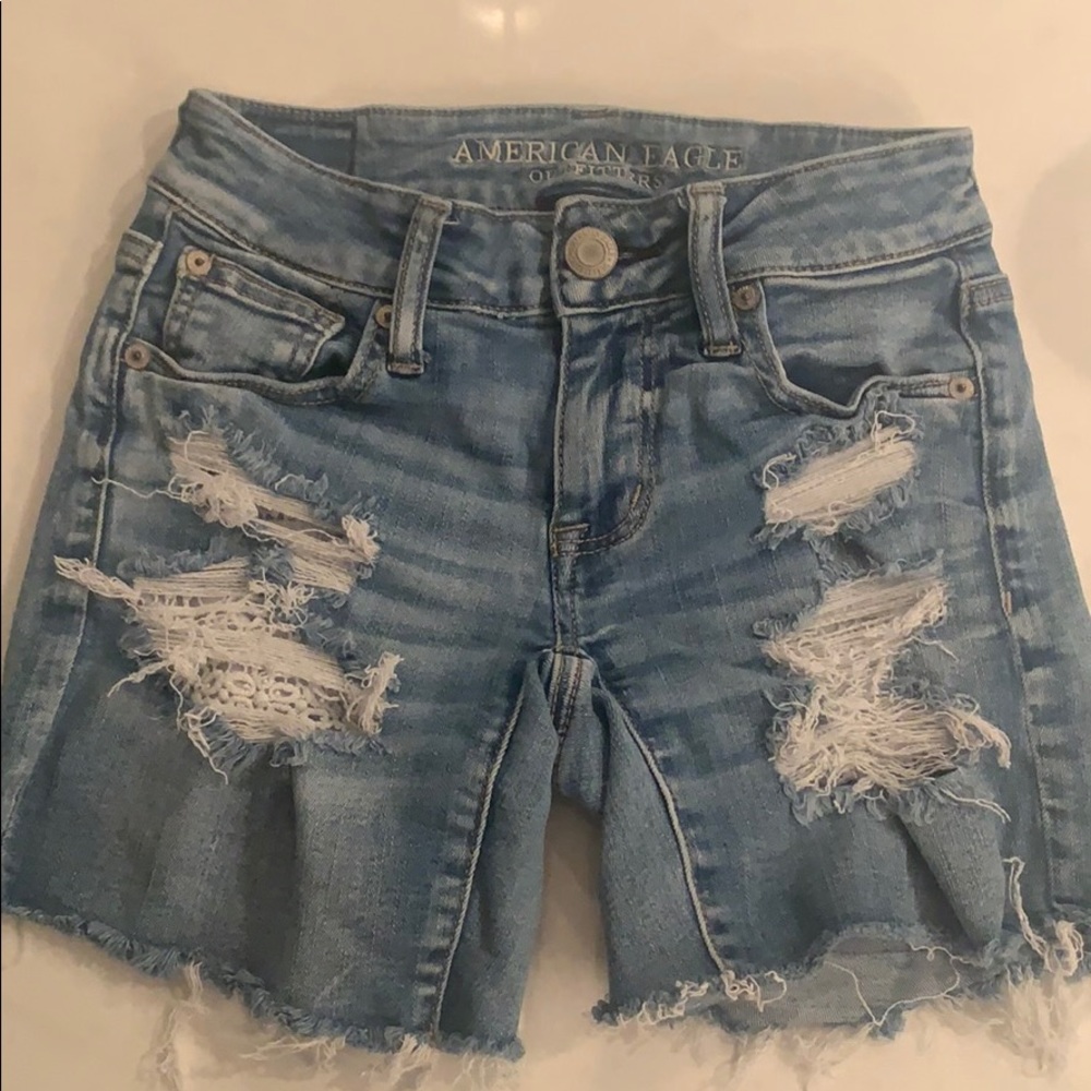 Juniors denim shorts